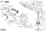 Bosch 3 601 H56 103 GWS 26-230 H Angle Grinder Spare Parts